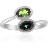 Brasilianischer Turmalin-Silberring (Pallanova) Brasilianischer Turmalin-Silberring (Pallanova)