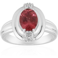 Brasilianischer Pinkfarbener Turmalin-Silberring (Remy Rotenier) Brasilianischer Pinkfarbener Turmalin-Silberring (Remy Rotenier)