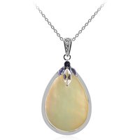 Perlmutt-Silberhalskette Perlmutt-Silberhalskette