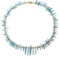 Edelstein-Silberhalskette Edelstein-Silberhalskette