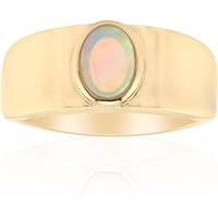 Lightning Ridge-Schwarzer Crystal-Opal-Goldring (Mark Tremonti) Lightning Ridge-Schwarzer Crystal-Opal-Goldring (Mark Tremonti)