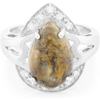 Dinosaurier-Quarz-Silberring Dinosaurier-Quarz-Silberring