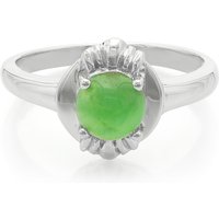 Kaiserlicher Chrysopras-Herren-Silberring Kaiserlicher Chrysopras-Herren-Silberring