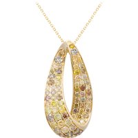 SI2 Fancy-Brillant-Goldhalskette (CIRARI) SI2 Fancy-Brillant-Goldhalskette (CIRARI)