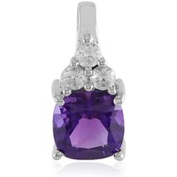 Sambia-Amethyst-Silberanhänger Sambia-Amethyst-Silberanhänger