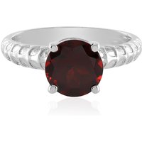 Mosambik-Granat-Silberring Mosambik-Granat-Silberring