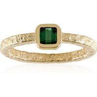 Grüner Benedito-Turmalin-Goldring (Adela Gold) Grüner Benedito-Turmalin-Goldring (Adela Gold)