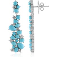 Sleeping Beauty-Türkis-Silberohrringe (Dallas Prince Designs) Sleeping Beauty-Türkis-Silberohrringe (Dallas Prince Designs)