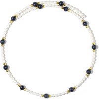 Edelstein-Stahlhalsreif (Riya) Edelstein-Stahlhalsreif (Riya)