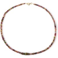 Turmalin-Silberhalskette Turmalin-Silberhalskette