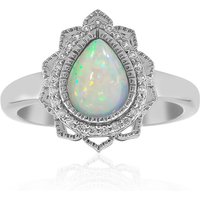 Welo-Opal-Silberring Welo-Opal-Silberring