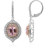 Pinkfarbener Spinell-Goldohrringe (CIRARI) Pinkfarbener Spinell-Goldohrringe (CIRARI)