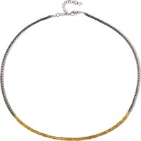 Edelstein-Silberhalskette Edelstein-Silberhalskette