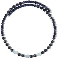 Edelstein-Stahlhalsreif (Riya) Edelstein-Stahlhalsreif (Riya)