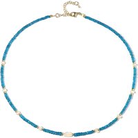 Edelstein-Silberhalskette Edelstein-Silberhalskette