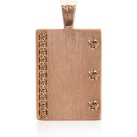 SI1 Argyle-Rose de France-Brillant-Goldanhänger (Annette) SI1 Argyle-Rose de France-Brillant-Goldanhänger (Annette)