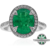 Kolumbianischer Smaragd-Goldring (Estée Collection) Kolumbianischer Smaragd-Goldring (Estée Collection)