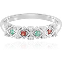 Edelstein-Silberring Edelstein-Silberring