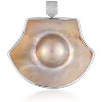 Mabe-Perlen-Silberanhänger (Bali Barong) Mabe-Perlen-Silberanhänger (Bali Barong)