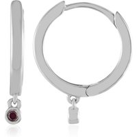 I2 Purpur-Brillant-Silberohrringe I2 Purpur-Brillant-Silberohrringe