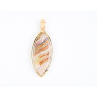 Lace-Achat-Silberanhänger Lace-Achat-Silberanhänger