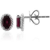 Rift Valley-Rhodolith-Silberohrringe (Pallanova) Rift Valley-Rhodolith-Silberohrringe (Pallanova)