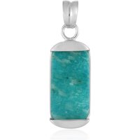 Amazonit-Silberanhänger (Bali Barong) Amazonit-Silberanhänger (Bali Barong)