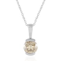 I2 Champagner-Brillant-Goldhalskette I2 Champagner-Brillant-Goldhalskette