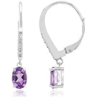 Amethyst-Silberohrringe Amethyst-Silberohrringe