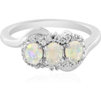 Welo-Opal-Silberring Welo-Opal-Silberring
