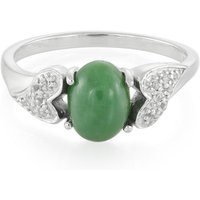 Kaiserlicher Chrysopras-Silberring Kaiserlicher Chrysopras-Silberring