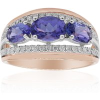 AAA-Tansanit-Goldring (CIRARI) AAA-Tansanit-Goldring (CIRARI)