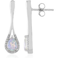 Welo-Opal-Silberohrringe Welo-Opal-Silberohrringe
