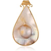 Mabe-Perlen-Silberanhänger (Bali Barong) Mabe-Perlen-Silberanhänger (Bali Barong)