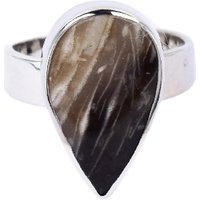 Prärie-Achat-Silberring Prärie-Achat-Silberring