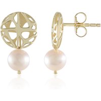 Süßwasserzuchtperlen-Goldohrringe (Ornaments by de Melo) Süßwasserzuchtperlen-Goldohrringe (Ornaments by de Melo)
