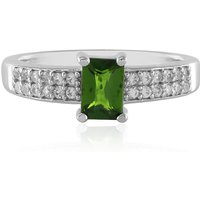 Russischer Diopsid-Silberring Russischer Diopsid-Silberring
