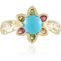 Sleeping Beauty-Türkis-Goldring (Ornaments by de Melo) Sleeping Beauty-Türkis-Goldring (Ornaments by de Melo)