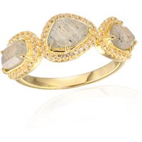 Labradorit-Silberring Labradorit-Silberring