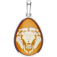 Baltischer Bernstein-Silberanhänger Löwe (dagen) Baltischer Bernstein-Silberanhänger Löwe (dagen)