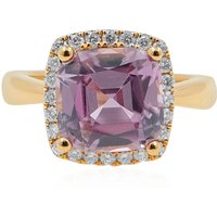 Pinkfarbener Diaspor-Goldring (AMAYANI) Pinkfarbener Diaspor-Goldring (AMAYANI)