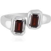 Mosambik-Granat-Silberring Mosambik-Granat-Silberring
