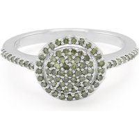 Fancy-Diamant-Silberring Fancy-Diamant-Silberring