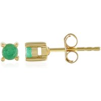 Äthiopischer Smaragd-Silberohrringe Äthiopischer Smaragd-Silberohrringe