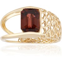 Pinkfarbener Zirkon-Goldring (Ornaments by de Melo) Pinkfarbener Zirkon-Goldring (Ornaments by de Melo)