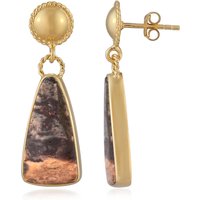 Batik-Jaspis-Silberohrringe (Bali Barong) Batik-Jaspis-Silberohrringe (Bali Barong)