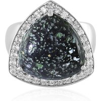 Leoparden-Opal-Silberring Leoparden-Opal-Silberring