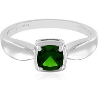 Russischer Diopsid-Silberring Russischer Diopsid-Silberring