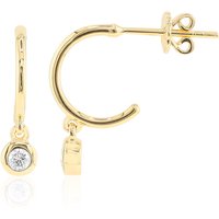 SI1 (G) Brillant-Goldohrringe (Annette) SI1 (G) Brillant-Goldohrringe (Annette)