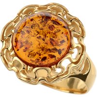 Baltischer Cognac-Bernstein-Silberring (dagen) Baltischer Cognac-Bernstein-Silberring (dagen)